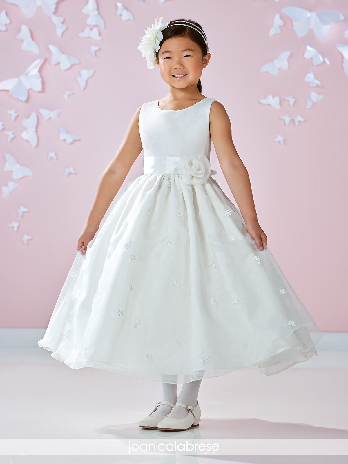 Organza flower hotsell girl dress