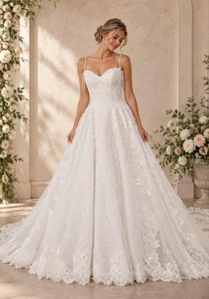 Elegant Floral Bridal Portrait