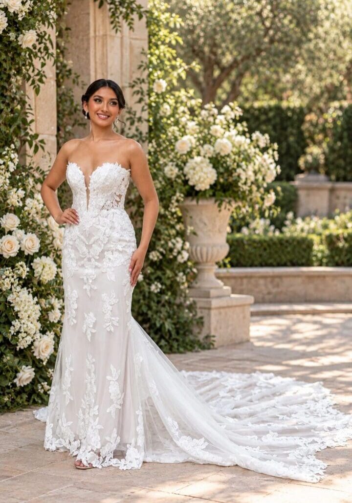 Romantic Garden Bridal Portrait